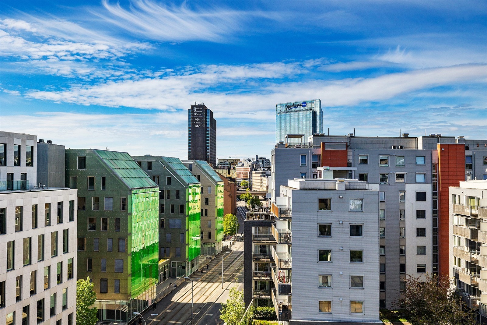 Flott utsikt fra takterrassen! Galleribilde