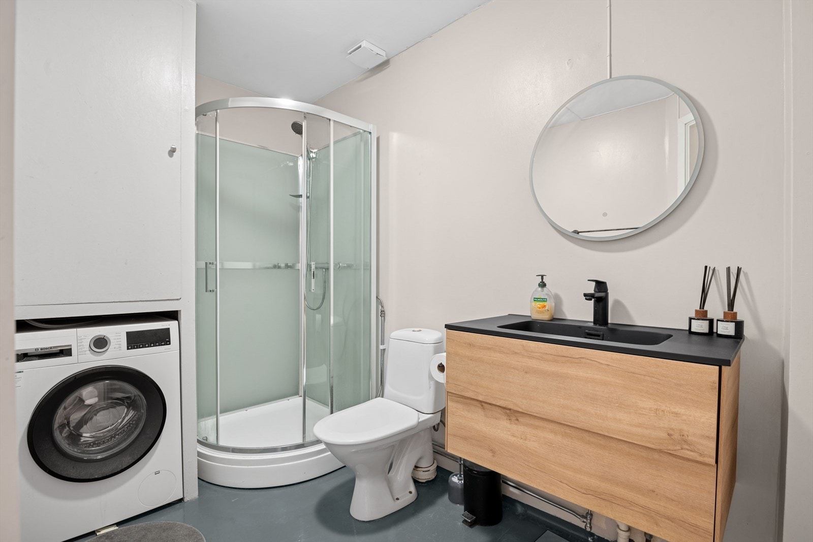 Badet er oppgradert med ny innredning i 2023. Galleribilde