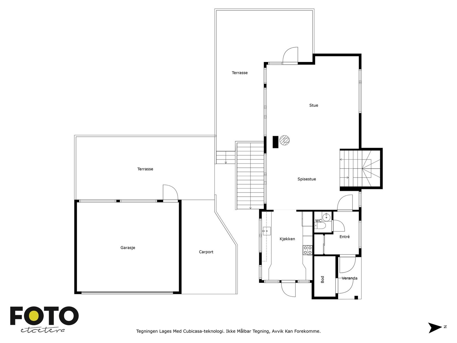 Boligen har en spennende planløsning og meget godt innnhold.
Trykk på knappen 360 i bildekarusellen for å få en god opplevelse av planløsningen Galleribilde