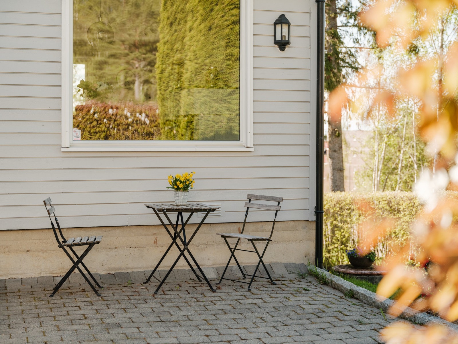 Helt bilfri gangvei til Hauketo skole og Prinsdal skole via skogen/Kongeveien. Galleribilde