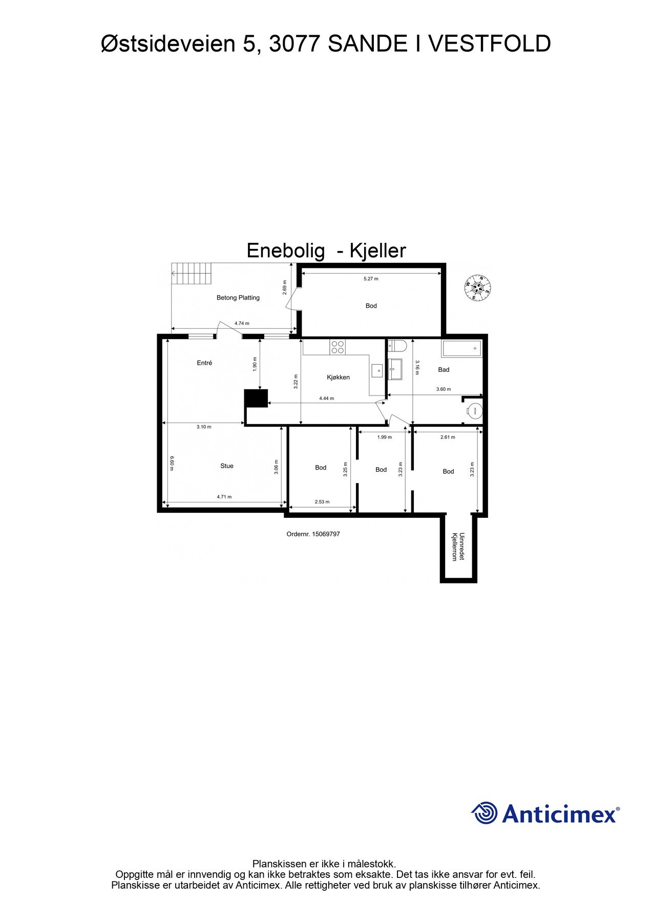 Plantegning Galleribilde