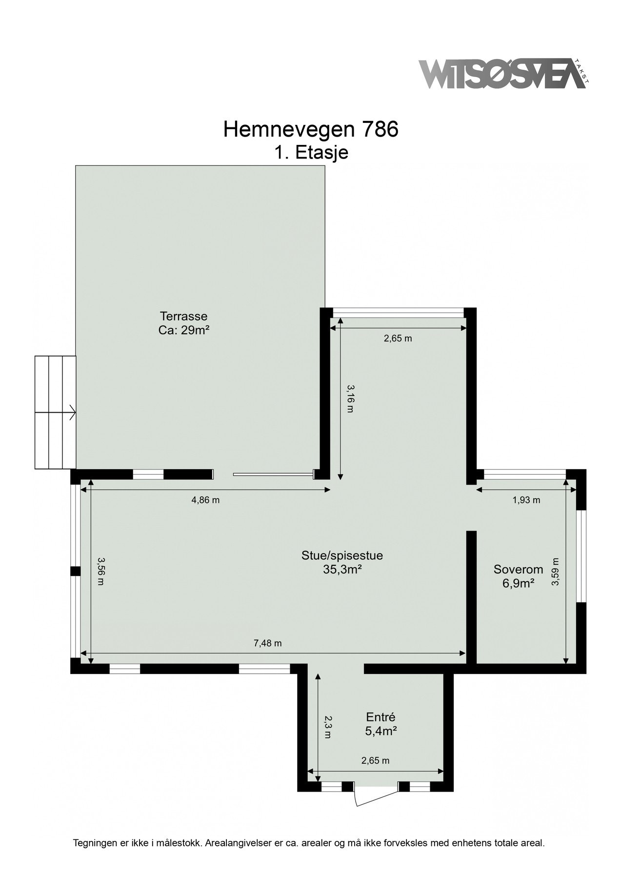 Planskisse Galleribilde