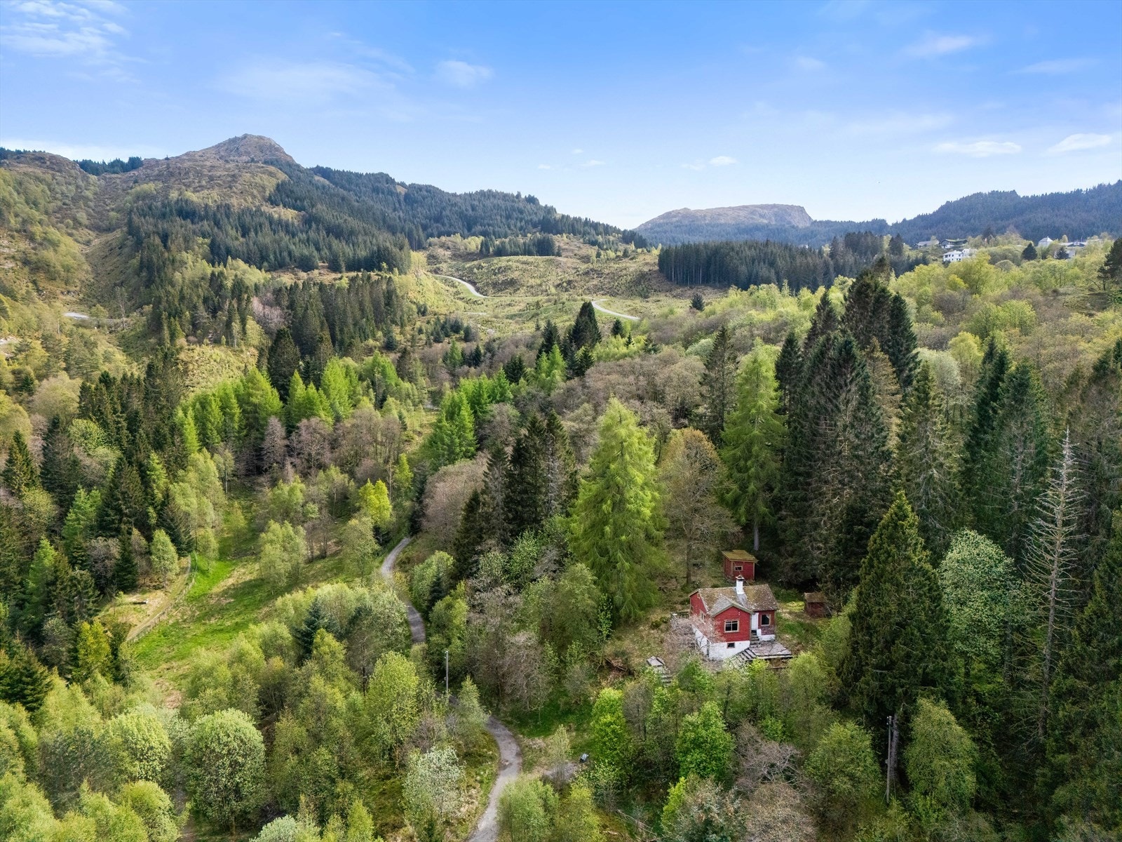 Her har man fine turområder like utenfor inngangsdøren. Galleribilde