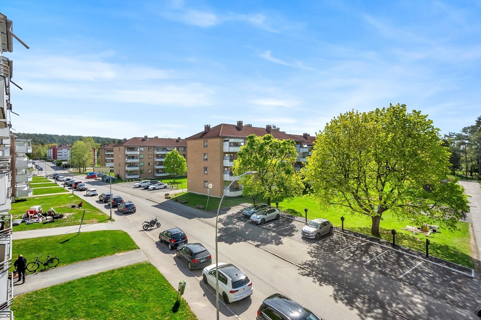 Fritt og åpent utsyn, uten sjenerende innsyn. Galleribilde