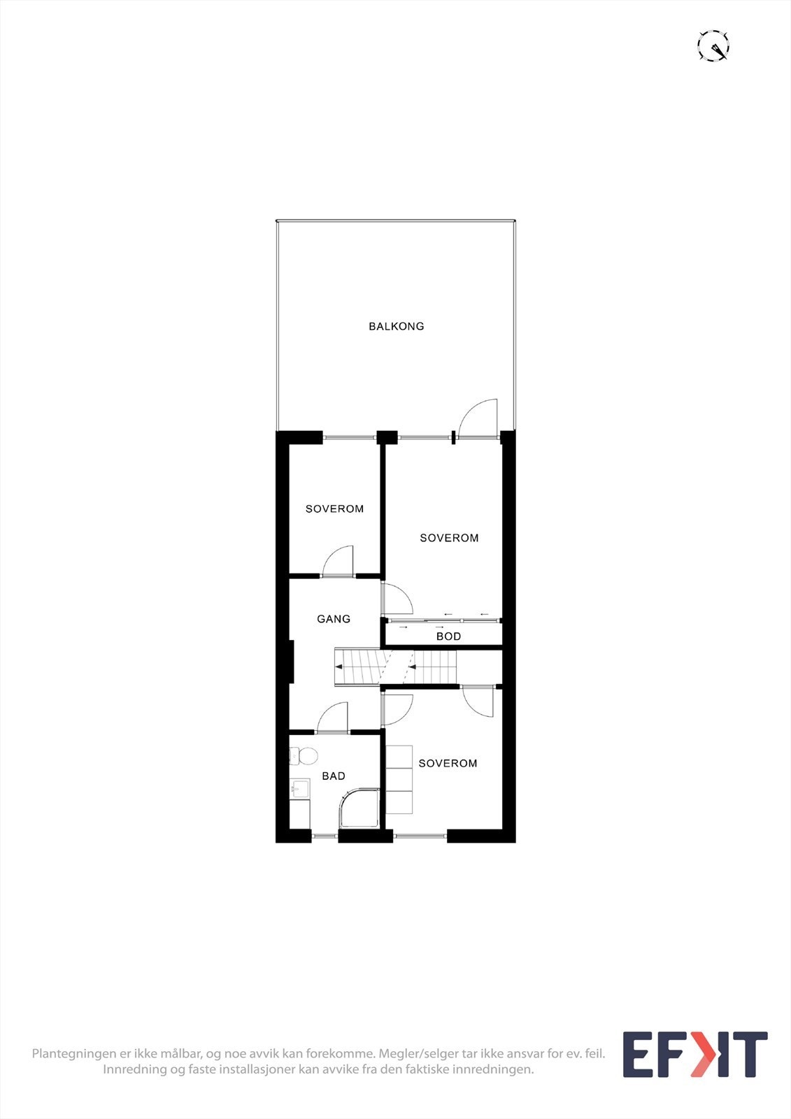 Plantegning 2. etasje Galleribilde