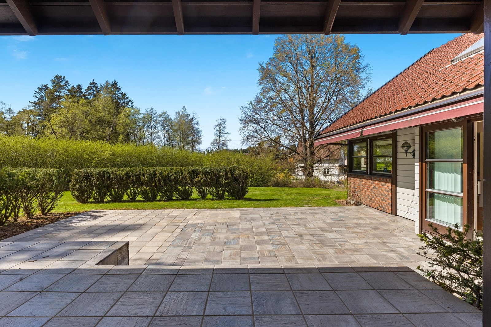 Herlige skjermede uteplasser Galleribilde