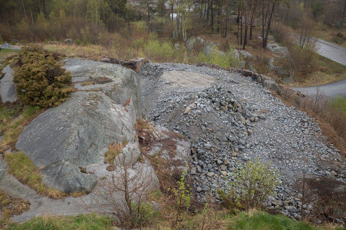 Dronebilde Galleribilde