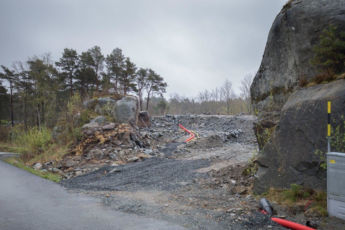 Fra adkomsten til tomten Galleribilde