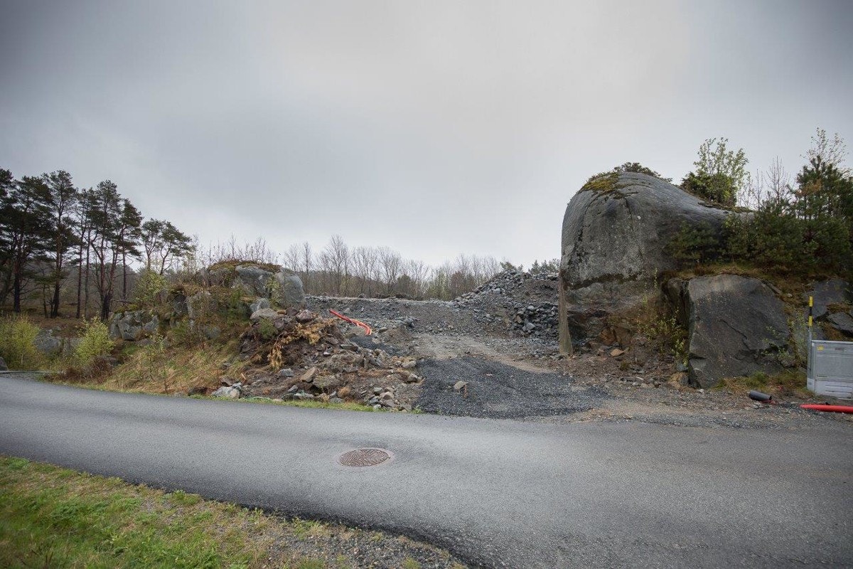 Fra tomten og veien for området utenfor Galleribilde