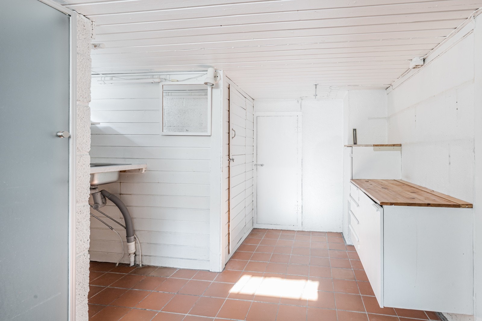 Rom i kjeller som benyttes som vaskerom. Galleribilde