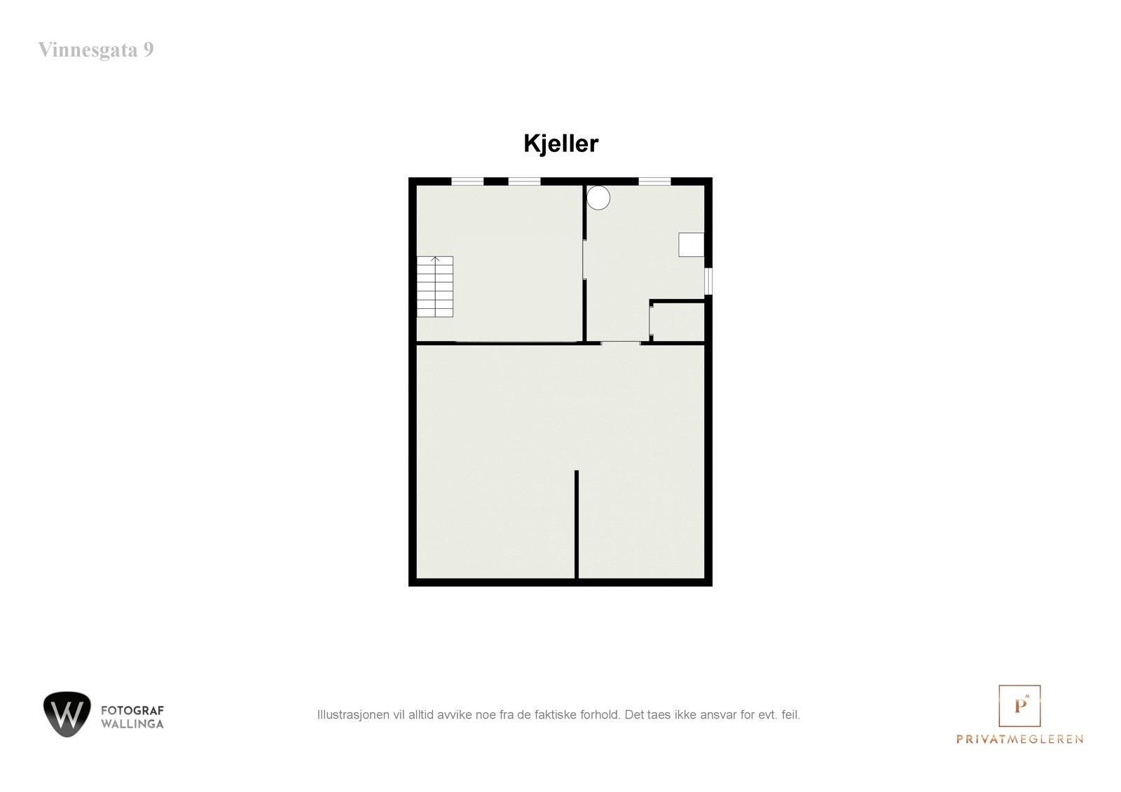 Plantegning kjeller. Galleribilde