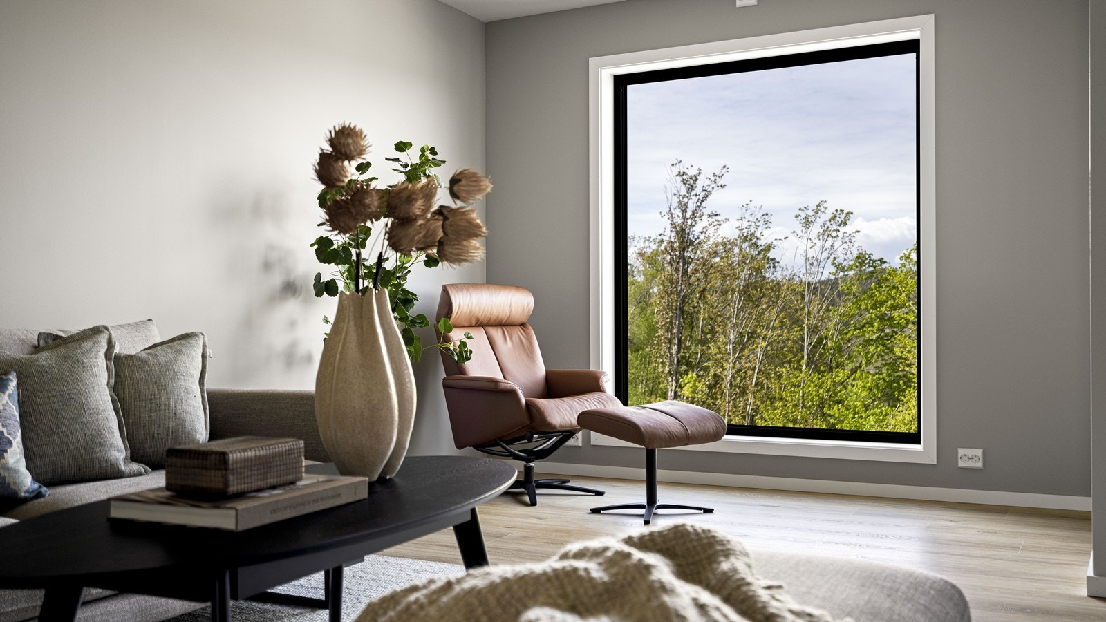 Det er downlights i hele rommet Galleribilde