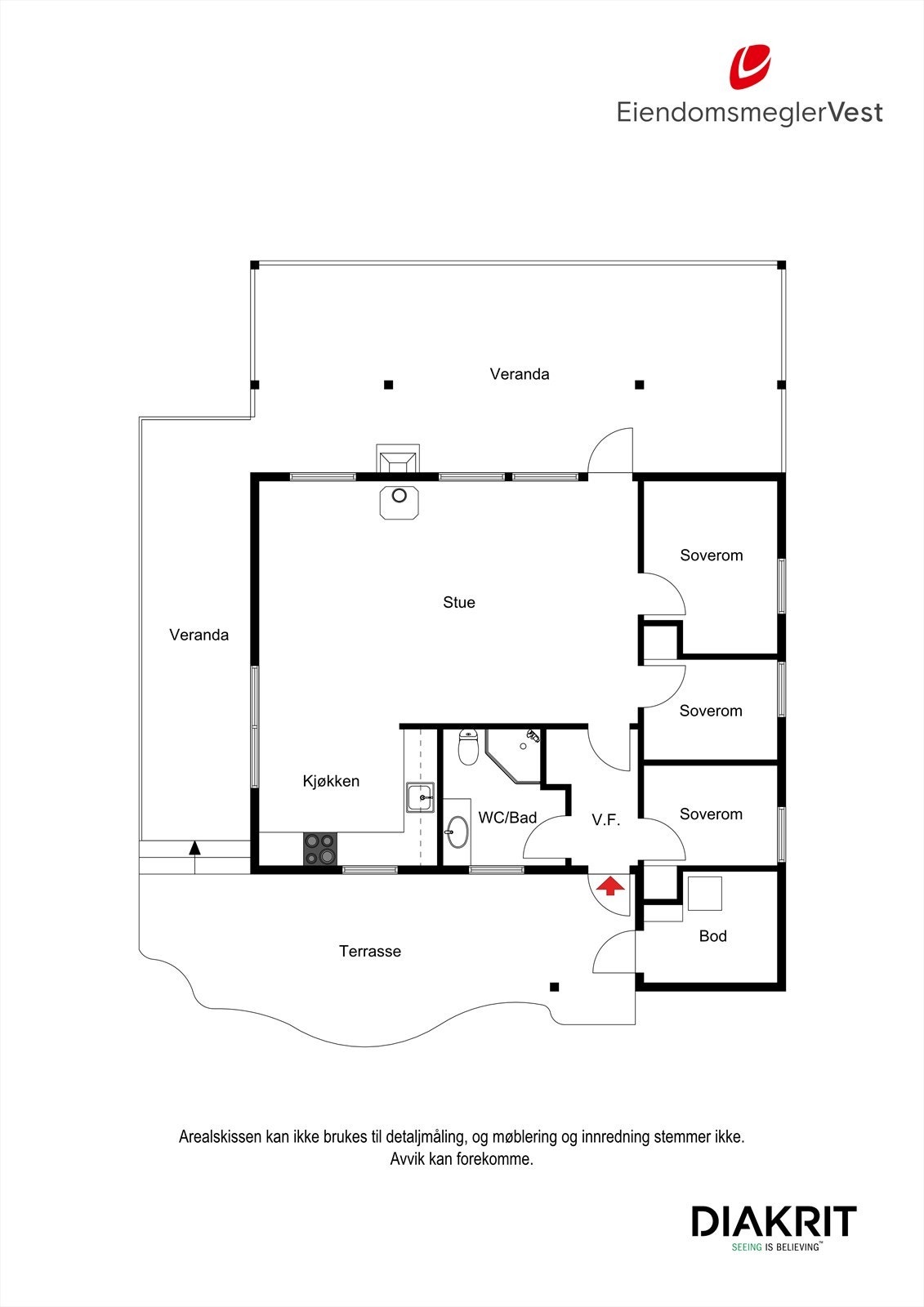 Plantegning Galleribilde