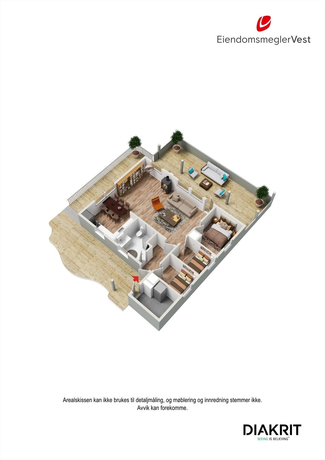 Plantegning Galleribilde