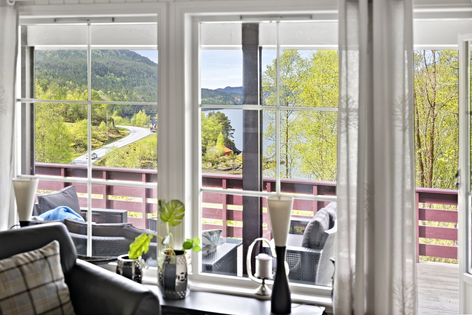 Utsikt fra stue Galleribilde