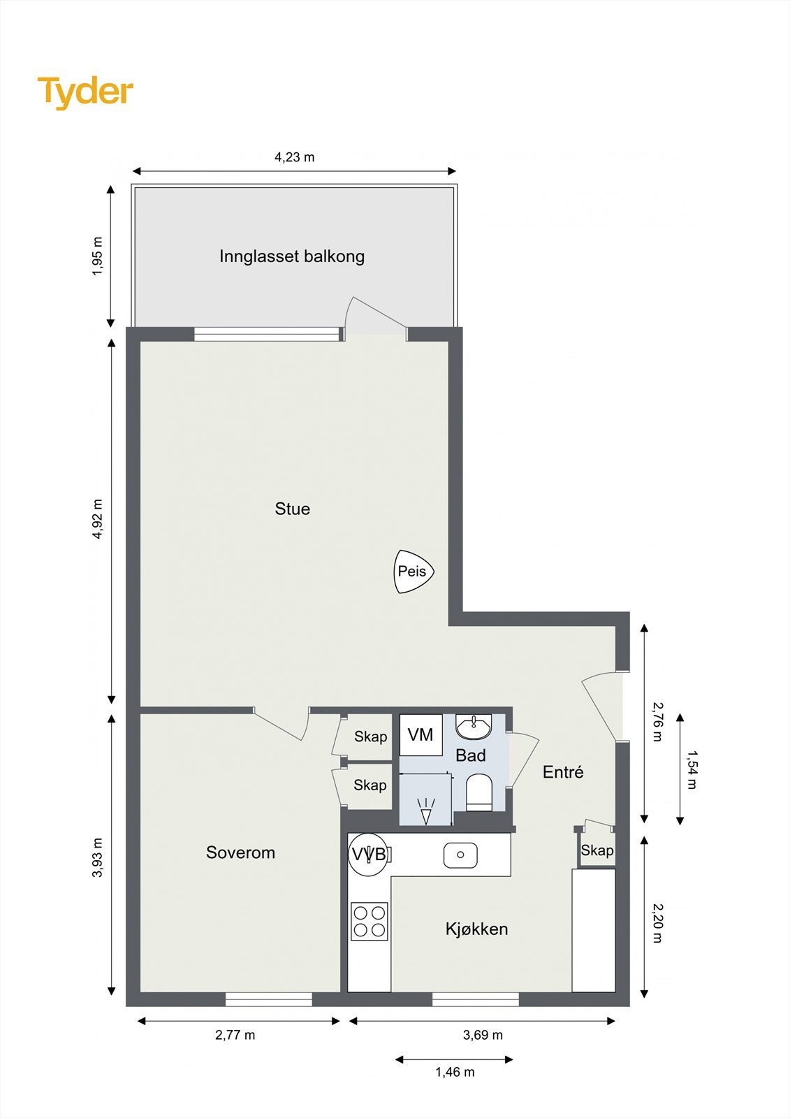 Plantegning Galleribilde