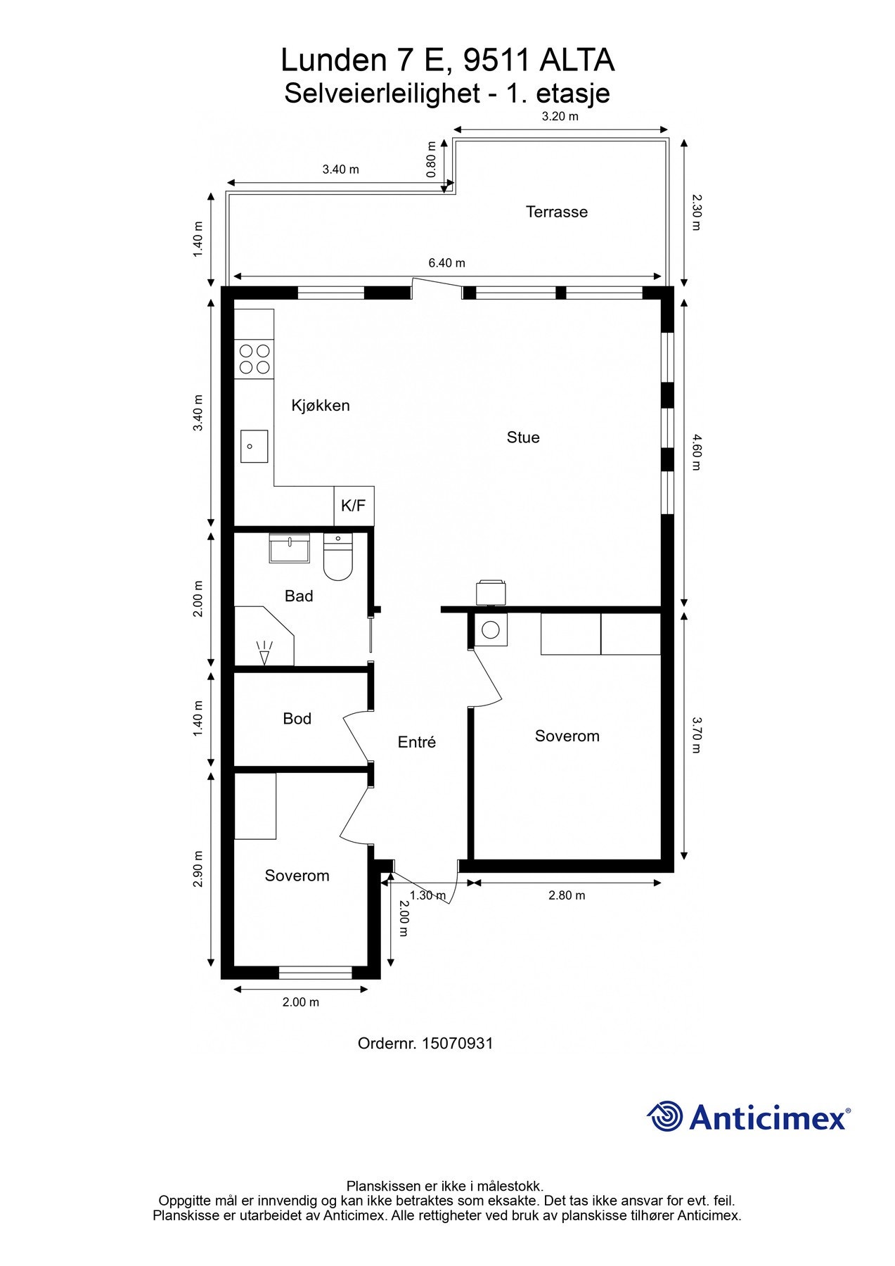 Plantegning Galleribilde