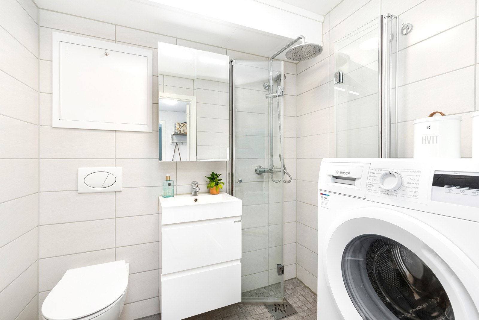 Badet ble pusset opp av forrige eier i 2017. Galleribilde