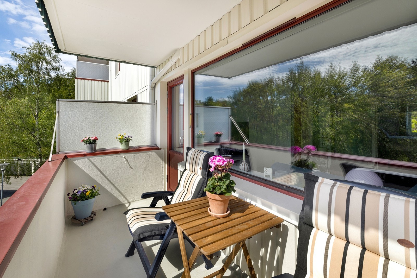 Balkongen er overbygget. Galleribilde