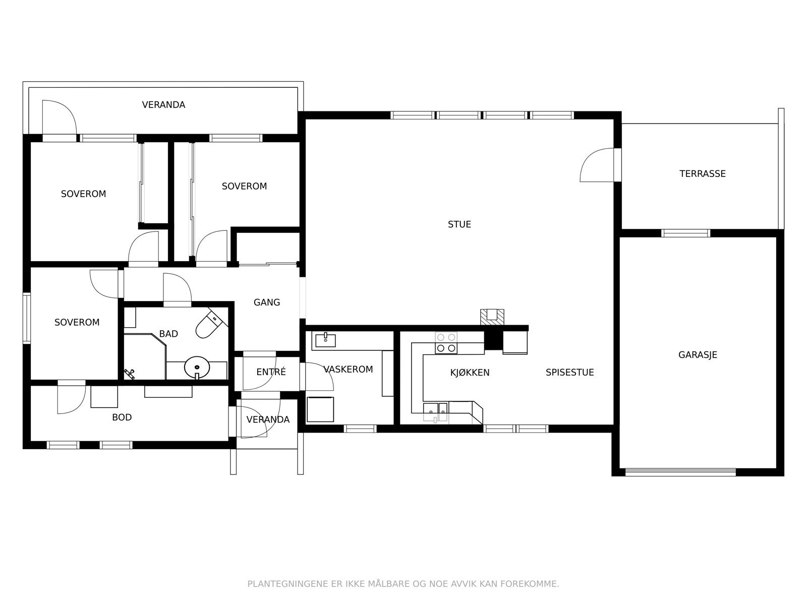 Plantegning. Galleribilde