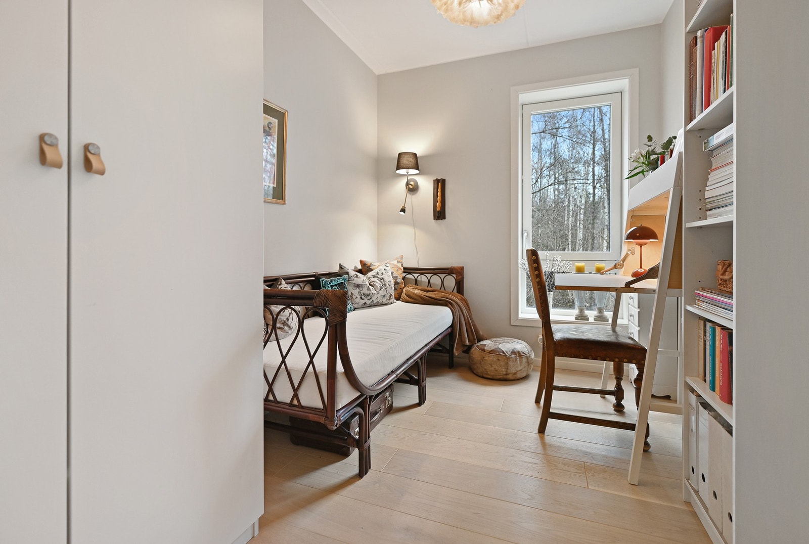 Soverommene er holdt i lyse farger. Galleribilde