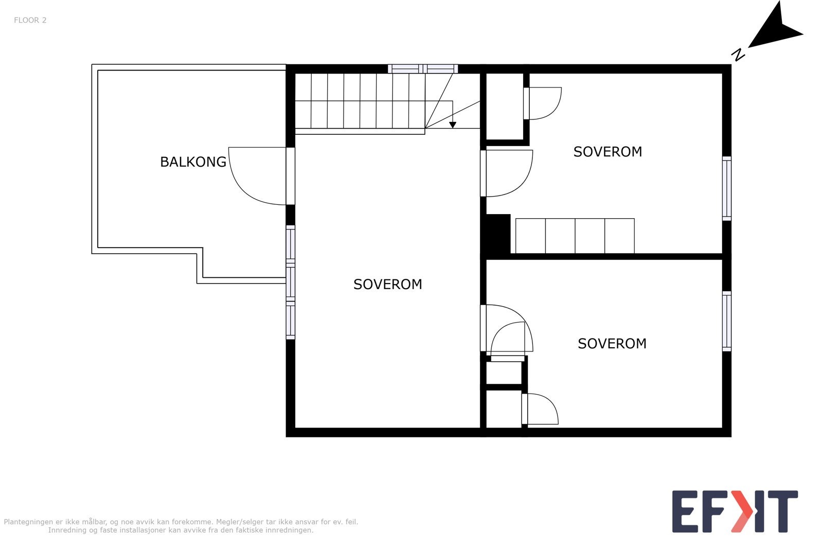 Planskisse loft Galleribilde