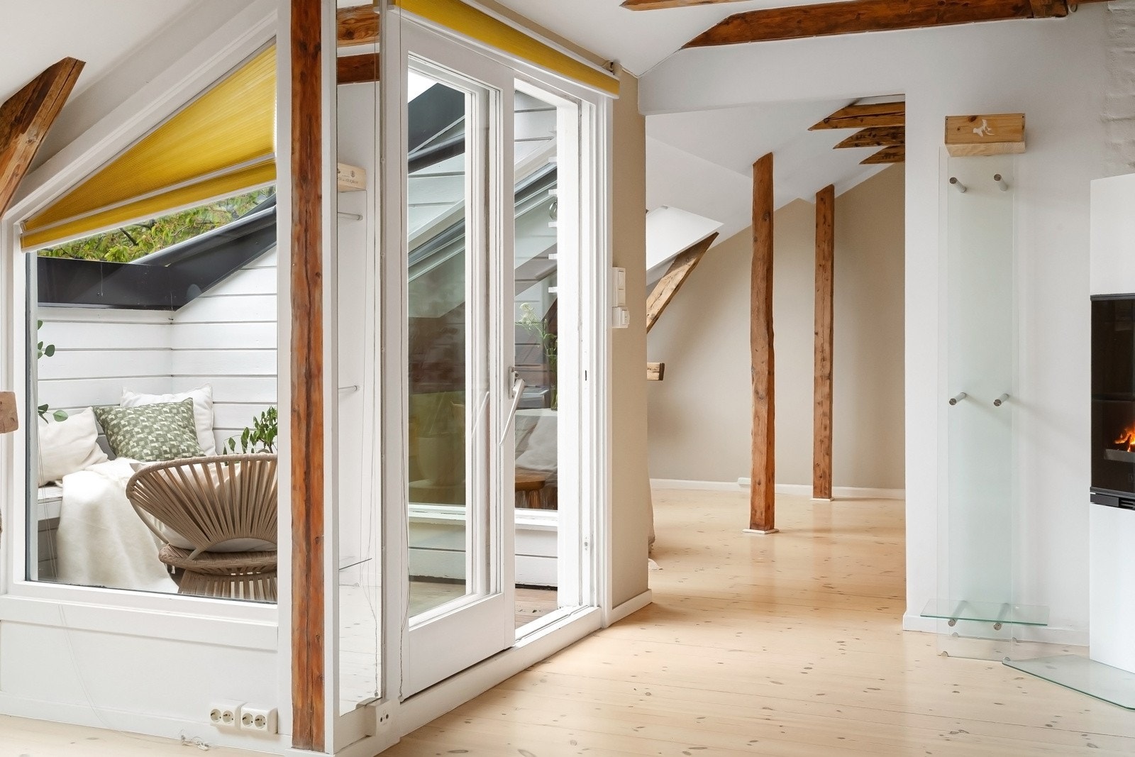 Stue mot terrasse Galleribilde