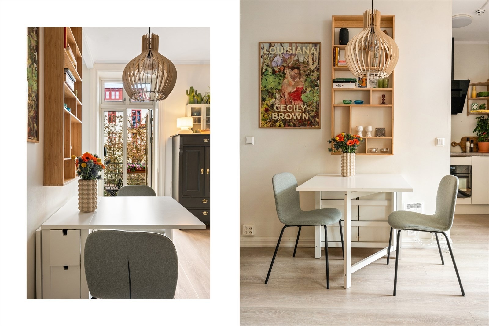 Hyggelig spiseplass for sosiale lag. Galleribilde