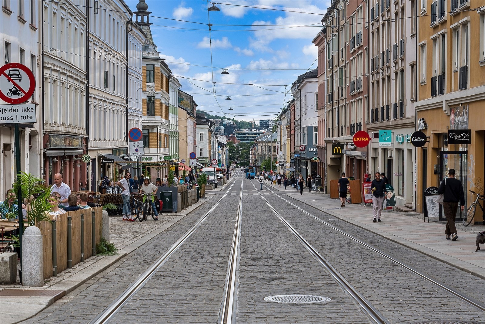 Grünerløkka har de siste årene etablert seg til å bli en av de mest populære bydelene i Oslo, og er stadig i utvikling. Galleribilde