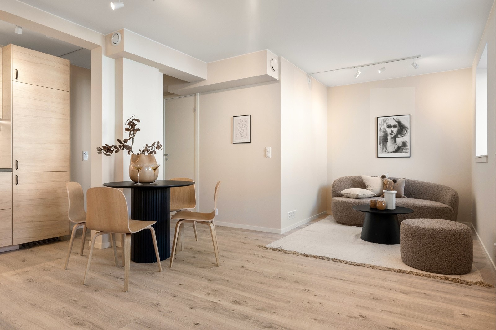 Det er varmekabler i alle rom utenom boden Galleribilde