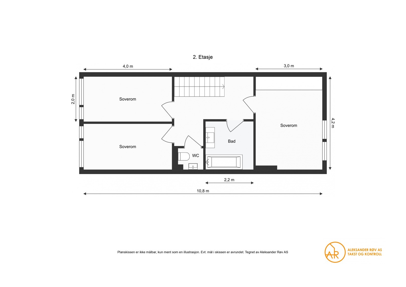 Plantegning 2. etasje Galleribilde