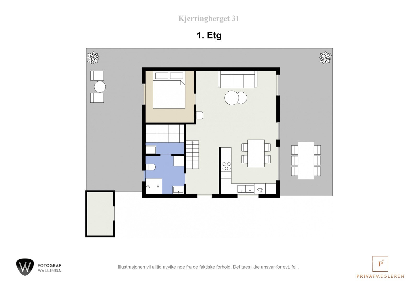 Plantegning første etasje. Galleribilde