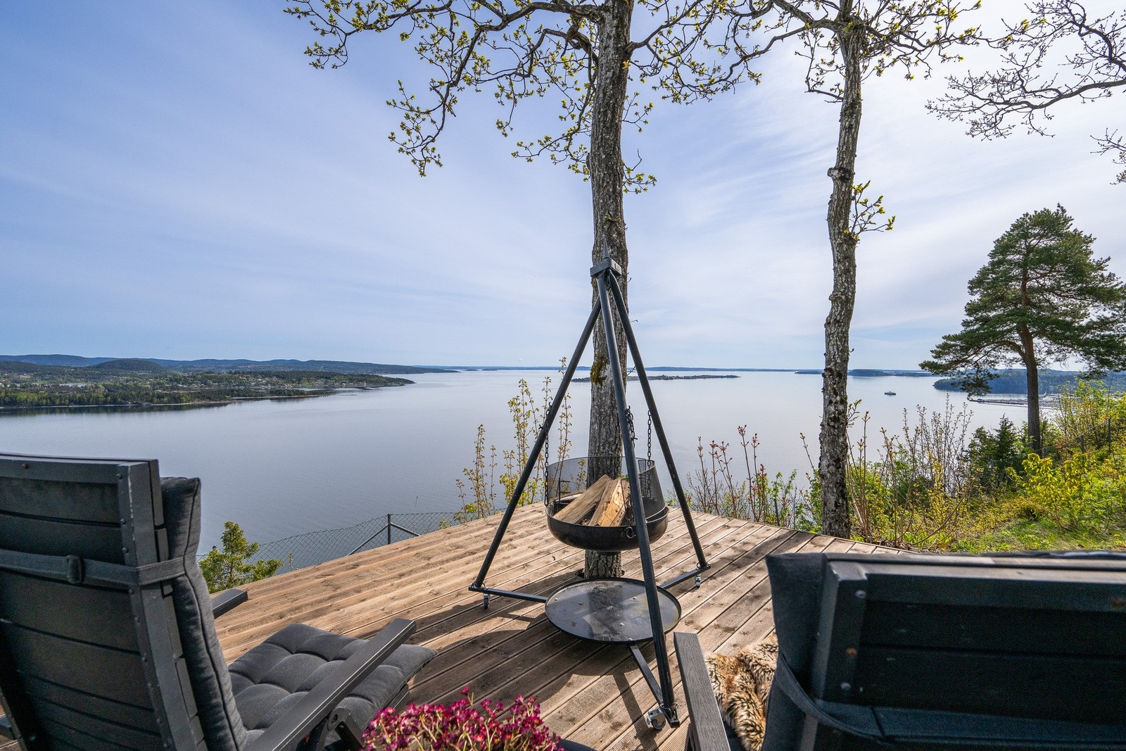 Eventyrlig utsikt over Oslofjorden Galleribilde