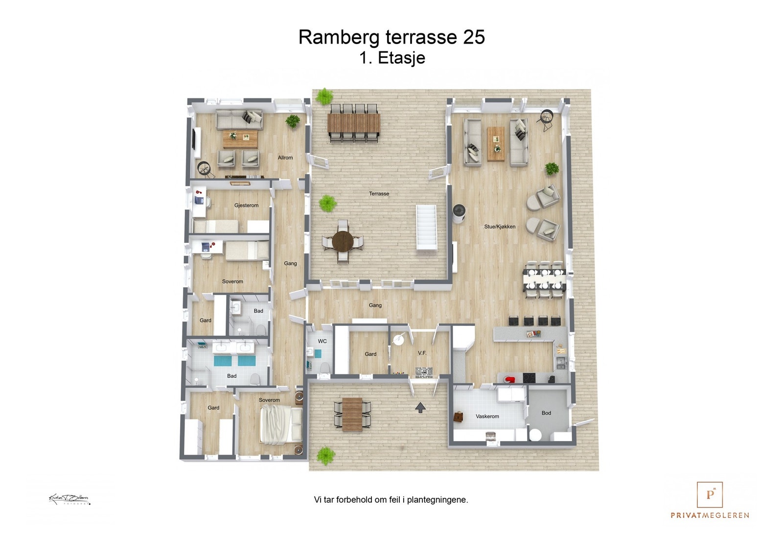 Plantegning Galleribilde