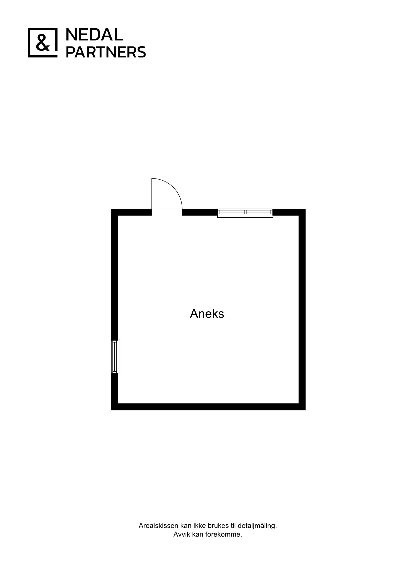 Plantegning anneks Galleribilde