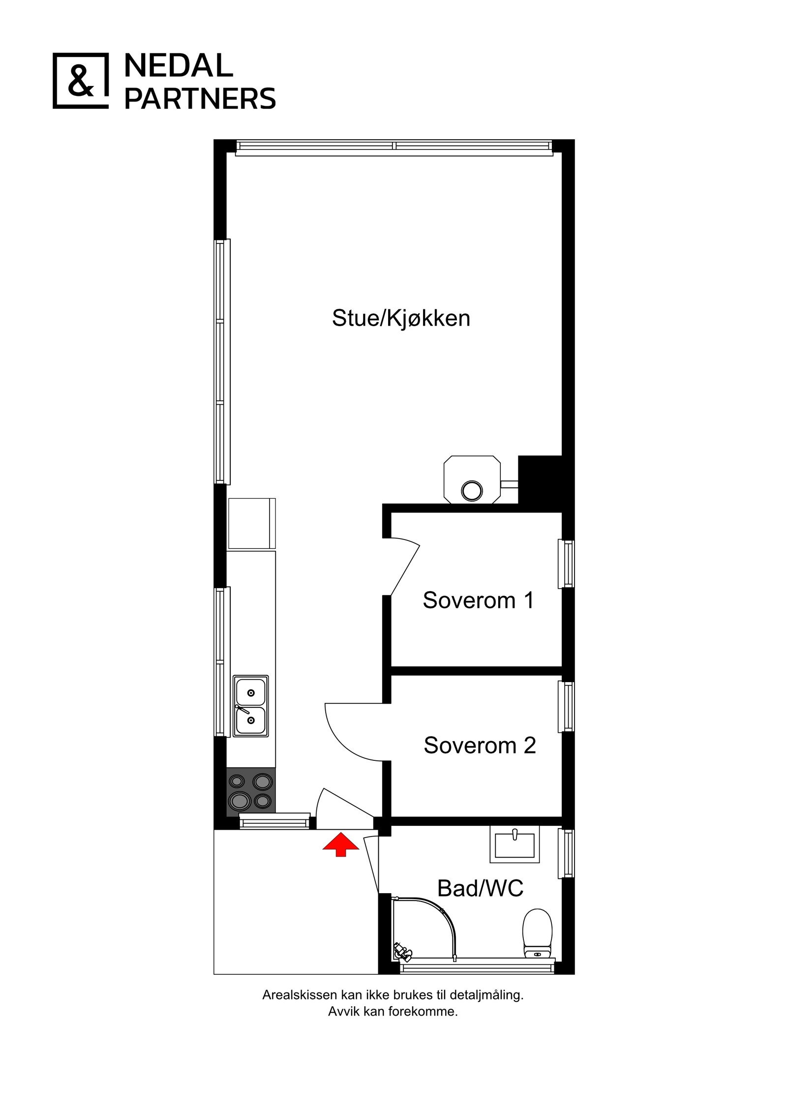 Plantegning Galleribilde