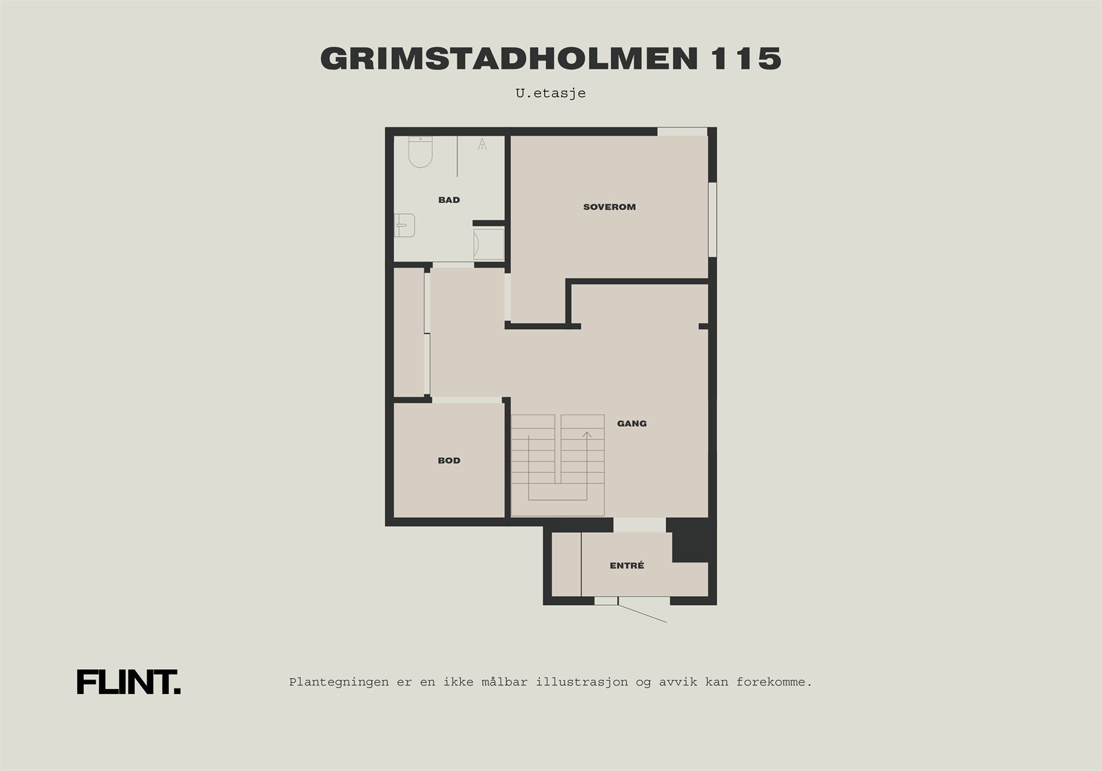 Plantegning u. etasje Galleribilde