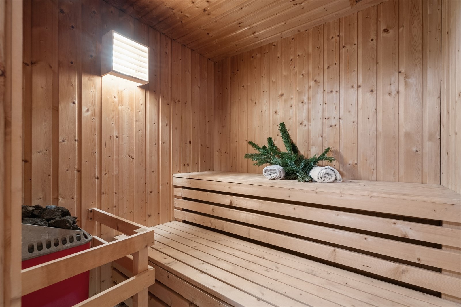 Tradisjonell badstu. Galleribilde