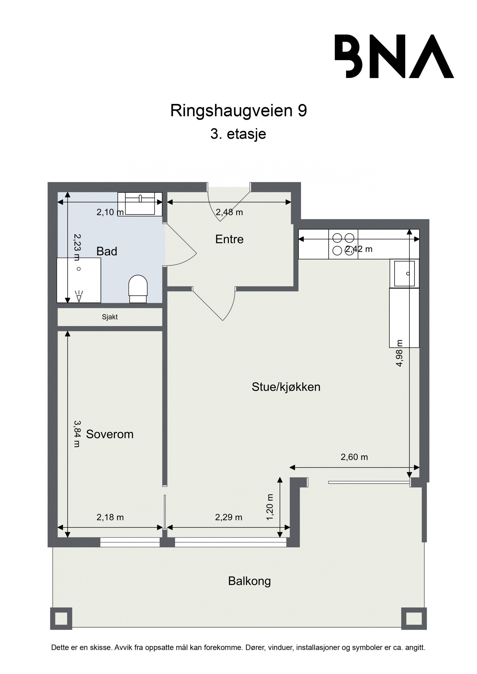 Plantegning Galleribilde