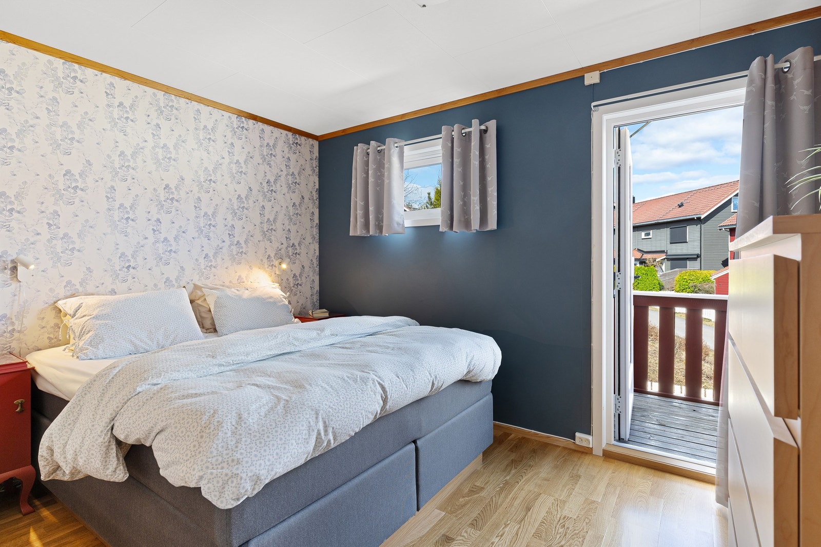 Soverom 3 har utgang til egen balkong på ca. 3 kvm Galleribilde