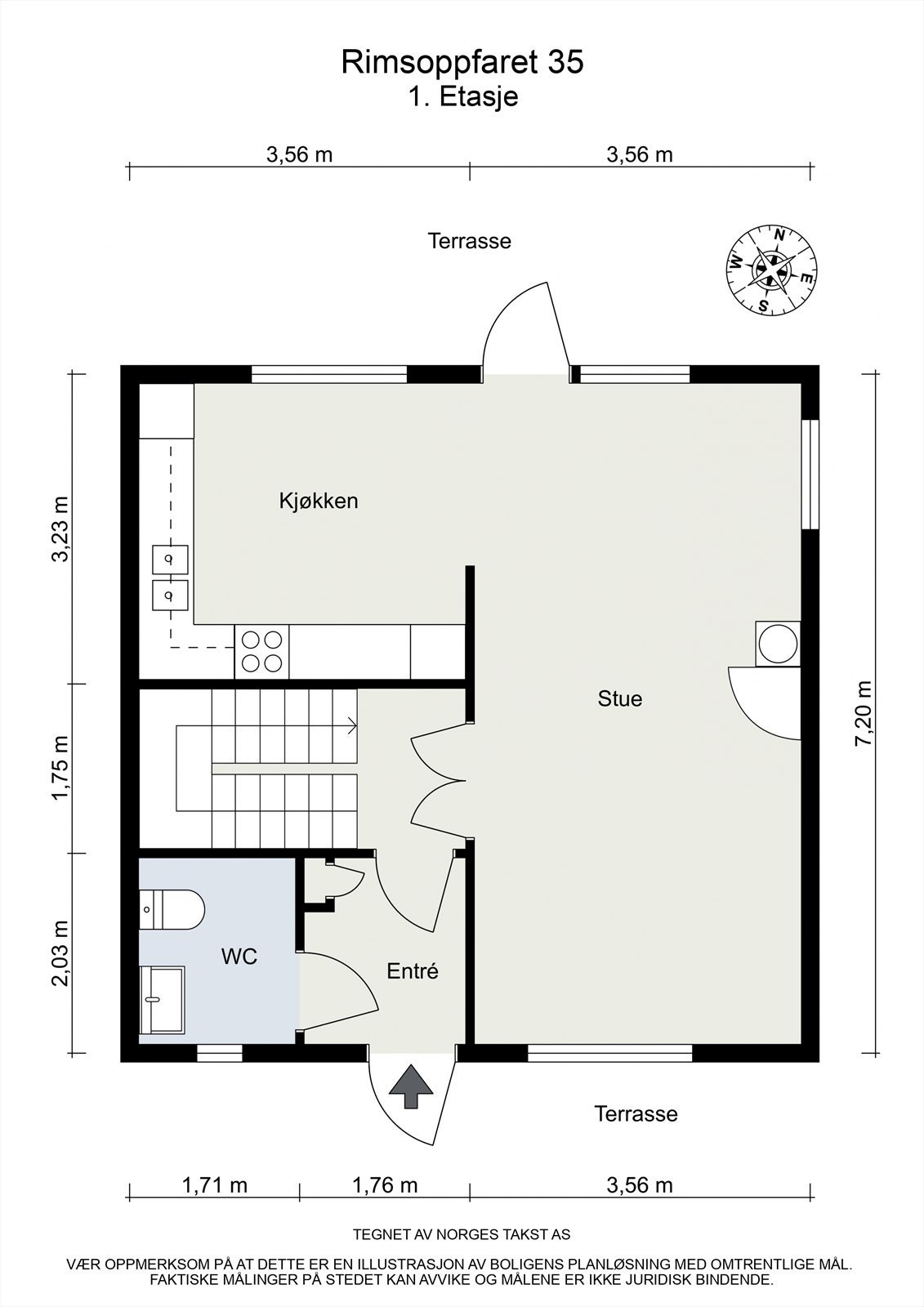 Plantegning - 1. Etasje Galleribilde