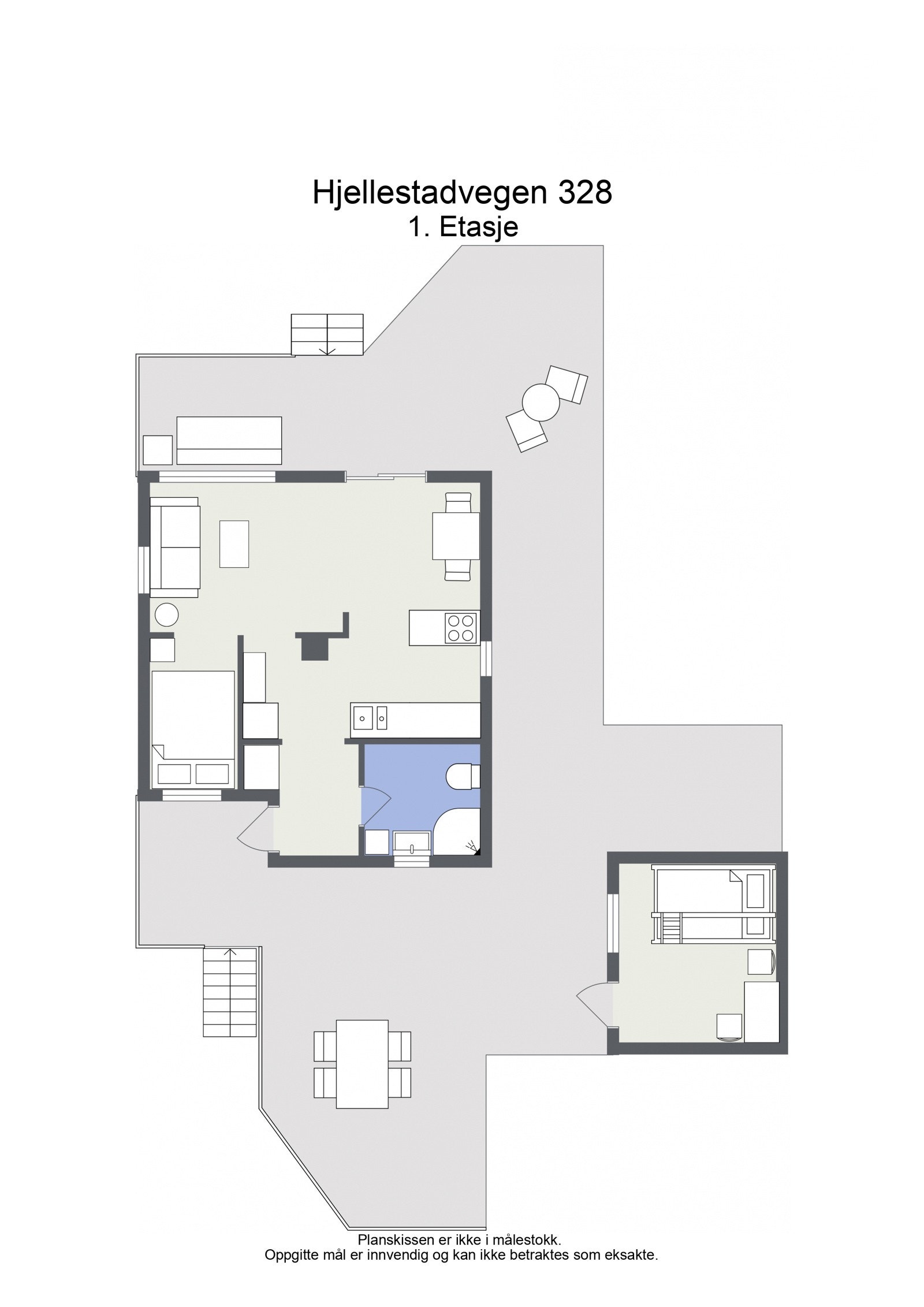 Optimal planløsning med gjennomtenkte løsninger for maksimal utnyttelse Galleribilde