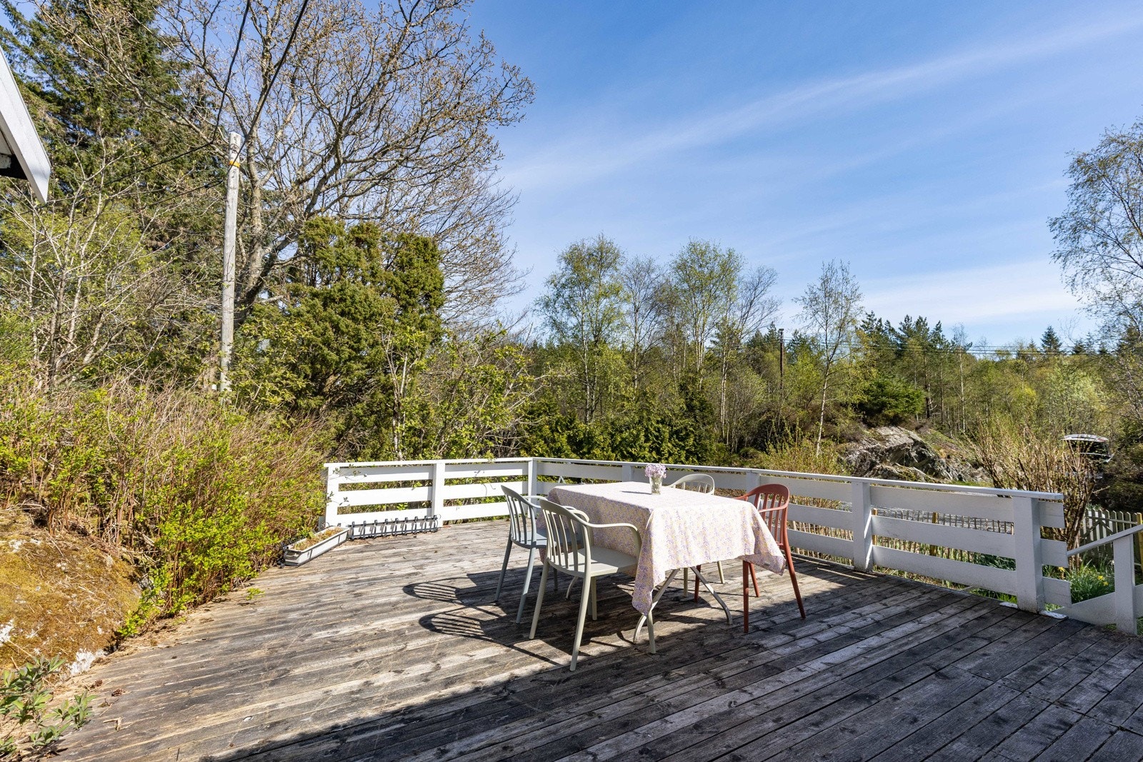 Fra frokost i morgensol til kveldsmat i kveldsglød - terrassene følger deg hele dagen. Galleribilde