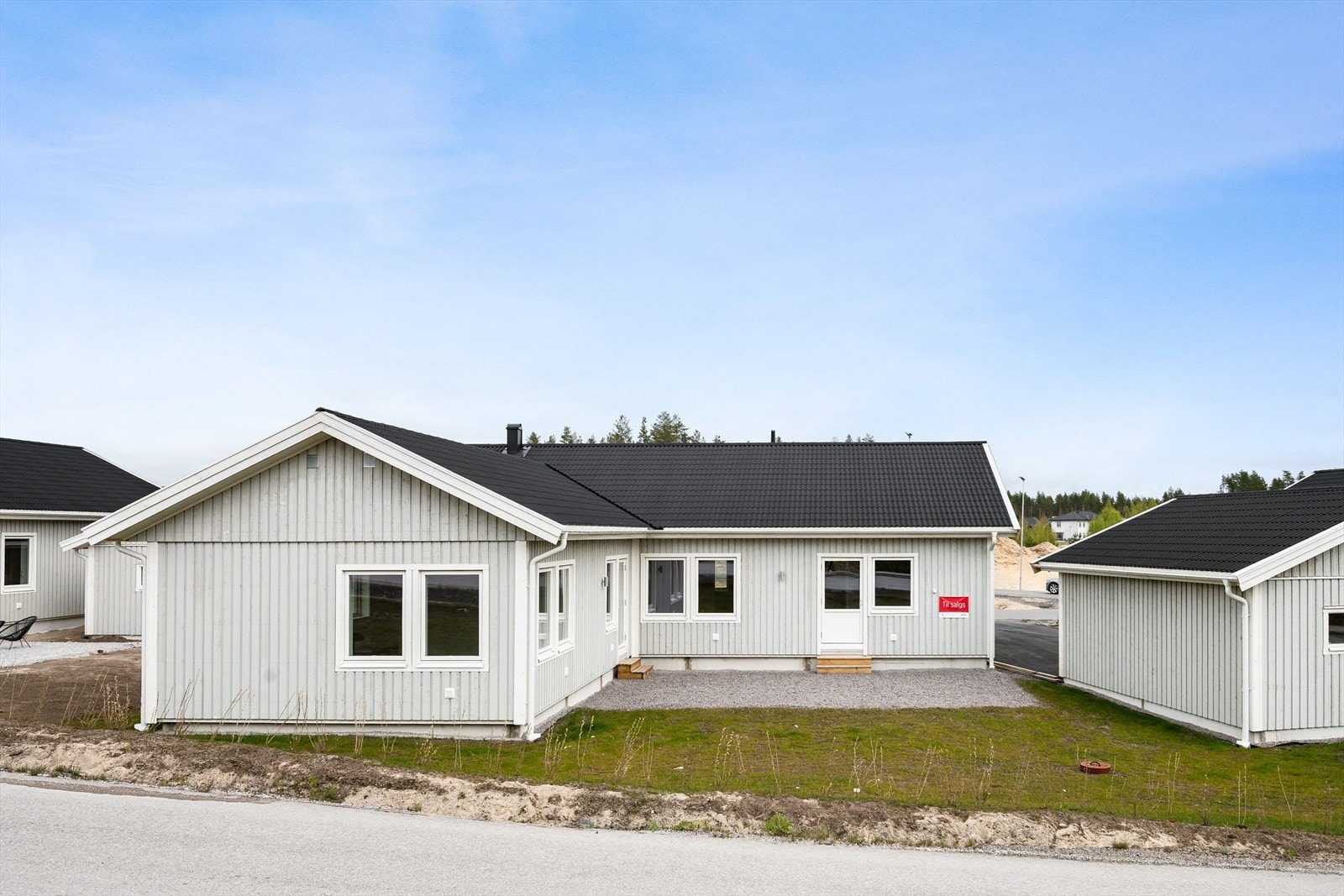 Som en del av leveransen på Smedstadtoppen 3 tomt 1-7 og 24-29 leveres Alperips hekkeplanter. Galleribilde