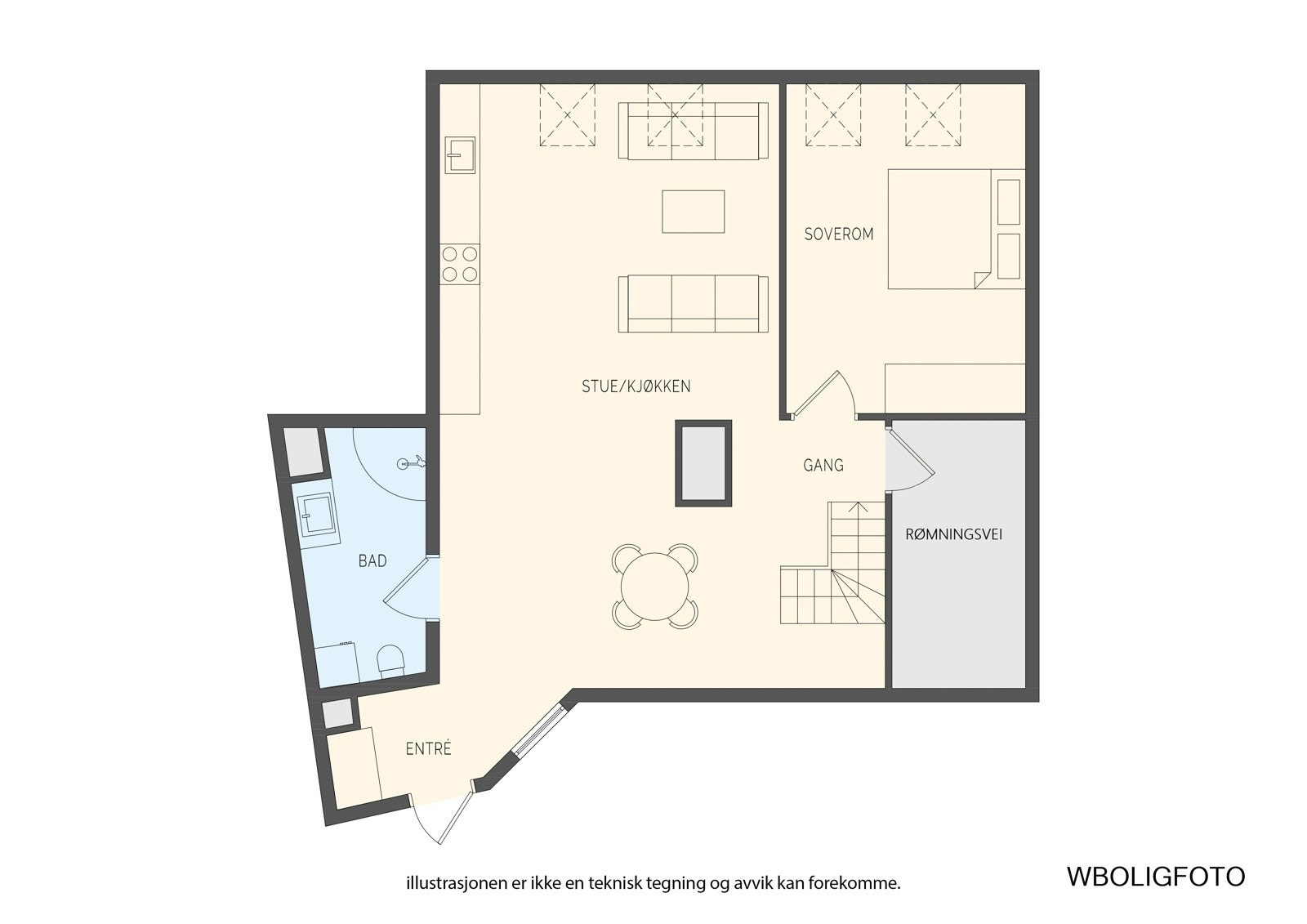 - Plantegning 3.etasje - Galleribilde