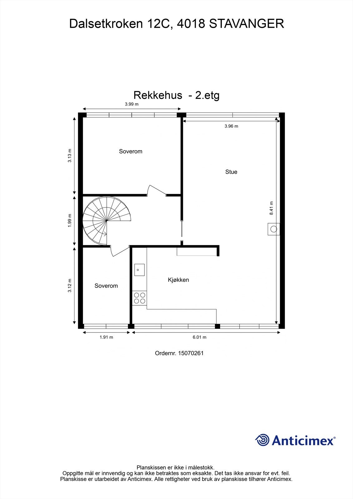 Plantegning 2.etg. Galleribilde