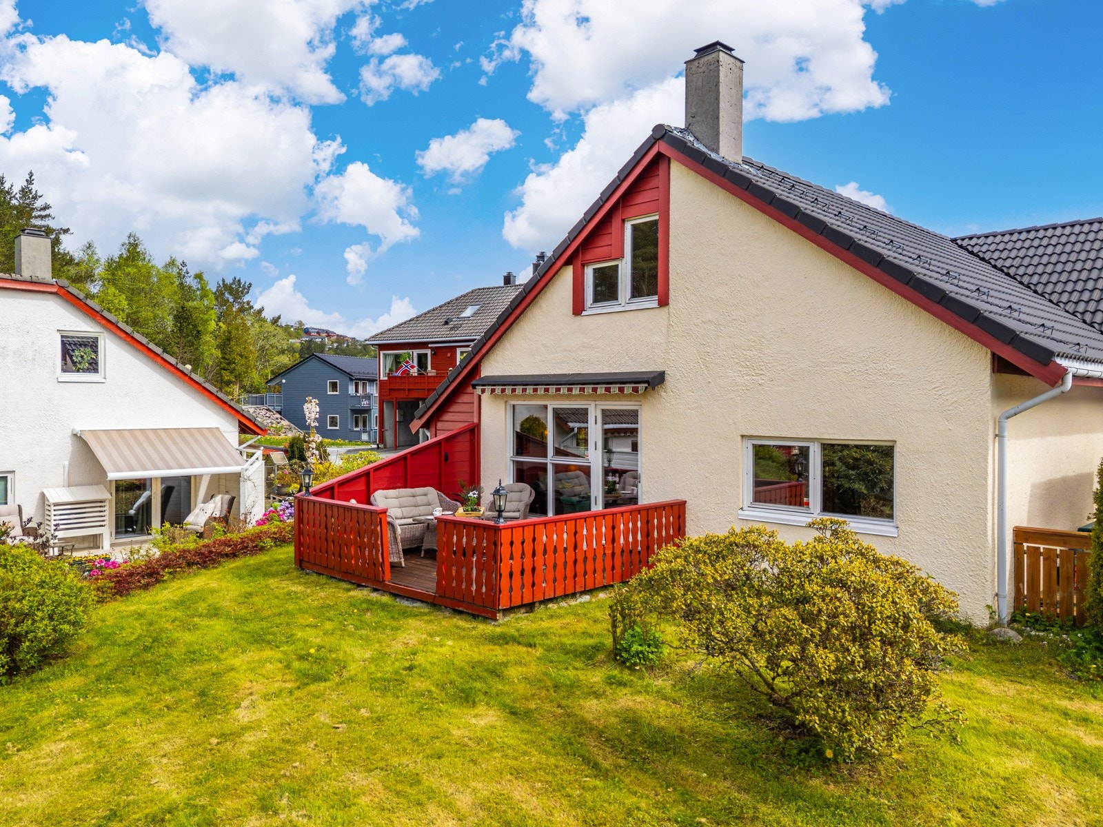 Koselig og velholdt område. Galleribilde