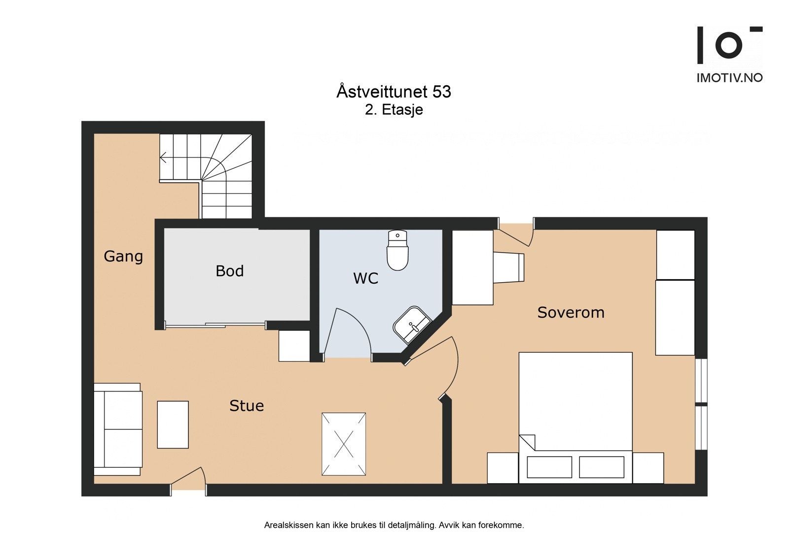 Plantegning loft Galleribilde