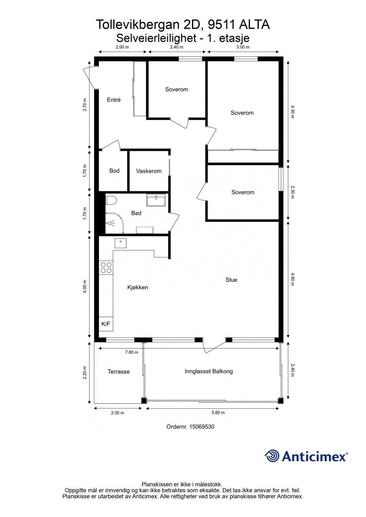 Plantegning Galleribilde