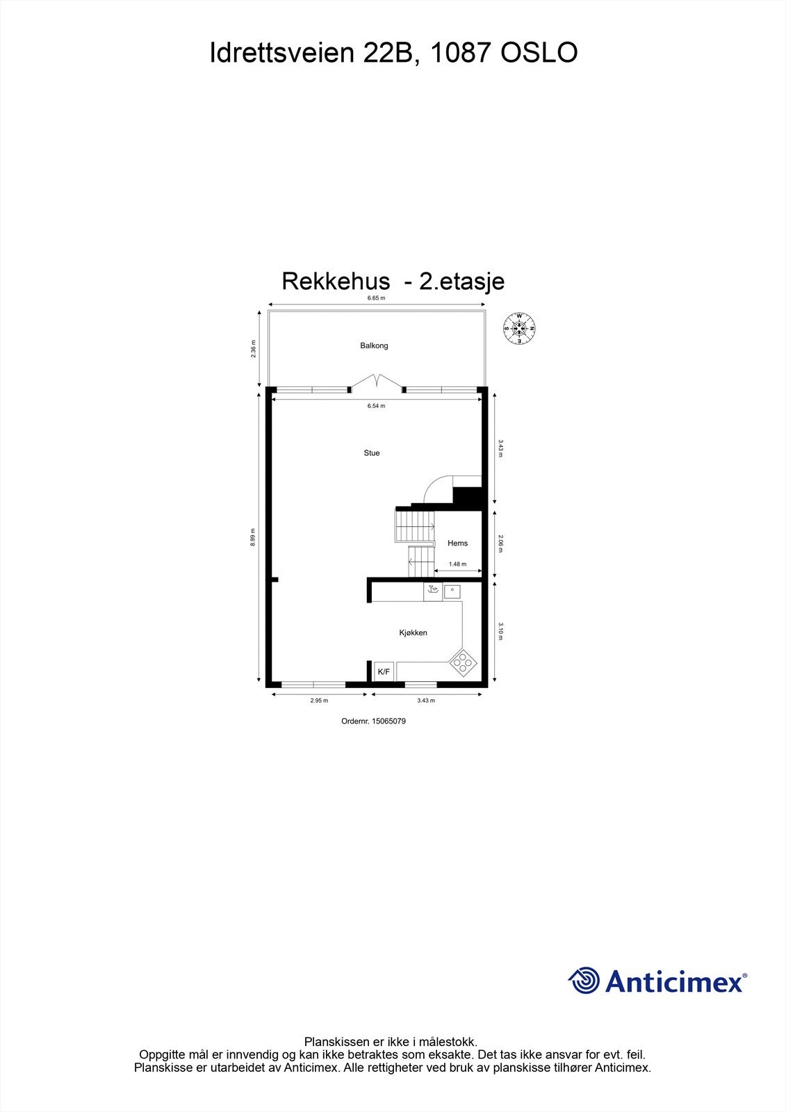 Plantegning- 2.etasje Galleribilde